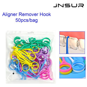50pcs/pack Aligner Remover Hook For Orthodontic Braces Invisalign Removable Braces Removal Elastic Hook Portable Oral Care Tools