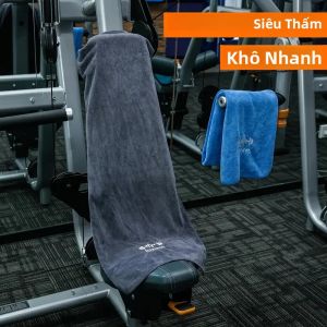 40x95cm Khăn Thể Thao Sợi Nhỏ Siêu Thấm Hút Nhanh Khô Chống Trượt Tập Gym Yoga Tập Thể Dục Bơi Lội Thể Dục Bãi Biển Chạy Bộ Khăn Tắm