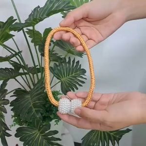 สายรวบผ้าม่านแม่เหล็กเก็บระเบียบผ้าม่าน แบบตุ้มมูก สุดคุ้ม คุณภาพเครื่องมือ 100% มือสองฝ่าย