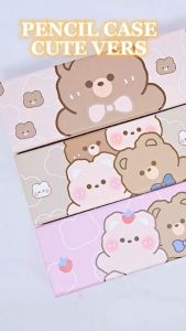 (1Pcs) Pencil Case Dus Motif Lucu tempat pensil karakter kotak pensil karton