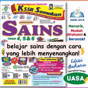 Buku Rujukan SAINS Tahun 456 UASA Sekolah Rendah KSSR Semakan Peta Minda Komik Diagram Edisi Baharu
