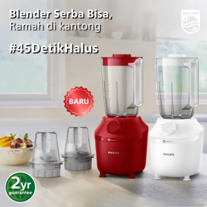 Blender Philips 3000 Series HR2042 - Kapasitas 1L - Blender Jus Paling Awet