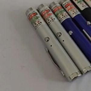 Mini Laser Pointer Pen USB Rechargeable Red Green Light Presentation Teaching Pointer Portable