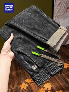 ROMON | Fashionable Stretch Straight Fit Mens Jeans
