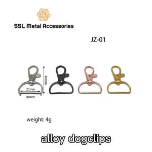 Set 10 móc càng cua kim loại thời trang mới chữ D nhiều màu phụ kiện cho túi xách/balo tiện dụng JZ-01 30*25*40mm (1 cái)