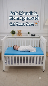 Foam Mattress for Baby Crib 2Inches Thick Comfortable Baby Foam Bed Premium Quality