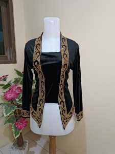 Kebaya beludru kuthu baru Wisuda bordir mewah