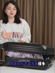【SG Local Seller】2026 New 20/24/28 Inch Expandable Luggage Front Open Luggage Laptop Compartment with TSA Lock&Cup Holder&Brake Wheel