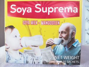 Soya Suprema  =Soyamilk+Mangosteen+Vit.C+B6+B12