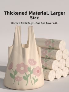 ReeDoon | Thickened Handle Backpack Large Garbage Bag For Kitchen Waste Office And Student Use