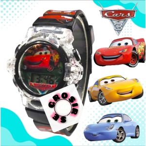 JAM TANGAN ANAK DIGITAL KARAKTER CARS LAMPU & MUSIC MELODY