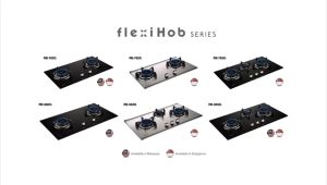 RINNAI RB-982G & RB782G 5.0kW 2 FLEXI BURNER BUILT-IN GAS HOB (GLASS TOP)