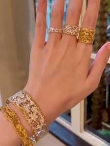 Lace Open Edge Gold-Plated Jewelry