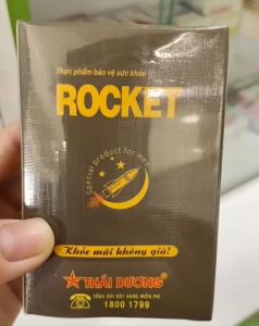 (Dòng Thái ấn) Rocket 1h  hộp 10 gói thái dương hỗ trợ tăng cường sinh lý nam giới