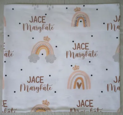 Customized Newborn Baby Swaddle/Blanket Only