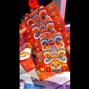 ✨NEW 4/6PCS 2026 CNY Angpao New Year Red Packet Luck Money Bag Angpau Year of Dragon Chinese Style Envelopes Decor For New Year Blessing