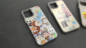 For IPhone 15 Plus Pro Max Series IMD Carton Color Pattern Hard Case Back Cover