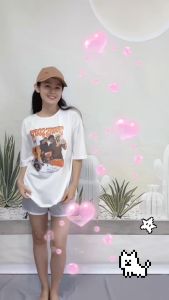 แขนสั้นคู่รักสไตล์อเมริกัน สไตล์ถนนfreetyle Mens T-shirts เสื้อยืดทรงหลวม เสื้อเชิ้ตผู้ชาย ผ้านุ่มยืดหยุ่น เหมาะสำหรับนักศึกษาและเยาวชน