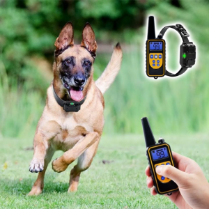 HamshMoc Lamp Design Dog Collar Anti-Bark Waterproof Smart Remote Control Pet Collar Automatic Stop Barking For Dogs Training