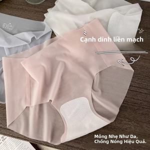 Quần Lót Nữ Ice Silk Liền Mạch Nhanh Khô Thoáng Khí Mùa Hè Cực Kỳ Thoải Mái Chất Liệu Dệt Kim Dành Cho Nữ