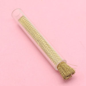 1Pcs Cooper Bits Brushes Copper Wire Buffing Wheels Rust Removal Polish Cup Brushes Nail Art Manicure Tool Odorless Cleanin