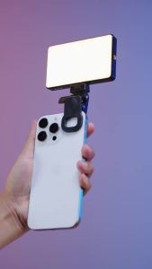 Đèn Selfie LED Di Động Sạc Lại Được 3000mAh Với 3 Chế Độ Chiếu Sáng Kèm Kẹp Và Chân Máy Dùng Cho iPhone Máy Ảnh Laptop