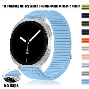 Nylon Loop Strap For Samsung Galaxy Watch 8 40mm 44mm Braided Comfortable Breathable Band for Galaxy Watch 8 classic Accessories