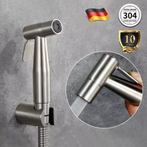 Bộ vòi xịt vệ sinh inox SUS304 (Trắng bạc)ễ dàng lắp đặt không cần gọi thợ vòi xit vệ sinh cầm tay