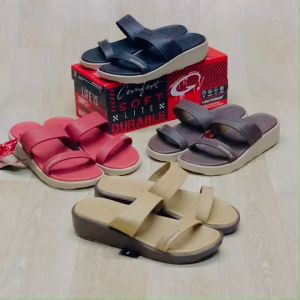 [🥇ของแท้100%🚚ส่งเร็ว🔢เบอร์36-39] GAMBOL รองเท้าสวมหญิง รองเท้าแตะหญิง รองเท้าเพื่อสุขภาพ รุ่น GW42141 สวย นุ่มเบา สบายเท้า