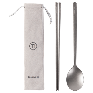 Lock&Lock | Portable Titanium Chopsticks Spoon Set