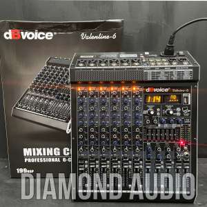 Mixer Db Voice Valentine6 Original 6 Channel Dbvoice Valentine Digital Display Usb ( Bayar Ditempat )