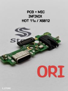 CONNECTOR CHARGER INFINIX HOT 11S X6812 ORI PAPAN KONEKTOR CAS PCB BOARD CASAN BOARD USB CON TC INFINIX HOT 11S X6812 ORIGINAL + IC