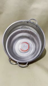 กะละมังรูสแตนเลส กะละมังล้างผัก กะละมังสแตนเลส กะละมังสแตนเลสมีรู ตะแกรงล้างผัก