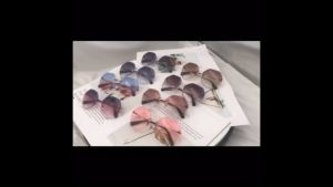 Mắt kính trẻ em thời trang đáng yêu_ Kính cho bé gáibé trai chống tia UV 6609