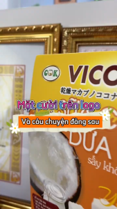 Combo 3 Sữa chua dừa sáp sấy thăng hoa cao cấp VICOSAP ít đường đồ ăn vặt healthy đặc sản Trà Vinh