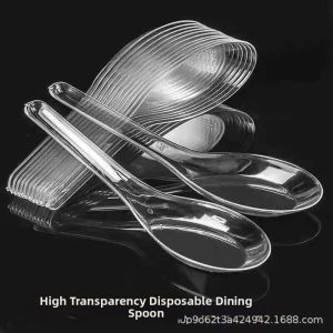 Disposable Clear Plastic Spoons