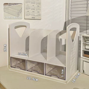 Sáng Tạo Để Bàn Kệ Sách Đế Sách Người Tổ Chức Bàn Văn Phòng Tập Tin Giá Sách Kệ Chứa Ký Túc Xá Nghiên Cứu Cung Cấp Chất Liệu Nhựa