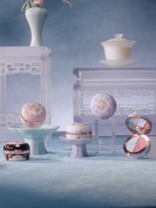 FLOWER KNOWS Butterfly Cloud Collar Collection Rouge Box Highlighting & Blush Duo Powder - 01 Rouge Snow/ 03 Pastel Lotus