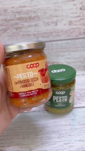 COOP - Lọ ĐỎ 180g - SỐT PESTO CÀ CHUA / Ý / Pomodori Secchi Pesto Sauce