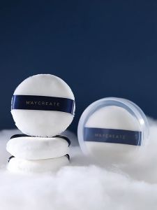 MAYCREATE Air Cushion Puff Makeup 💄 健美创研粉扑 Puff Solekan Comel Bulu Lembut Cute Makeup Sponge Soft Loose Powder Puff