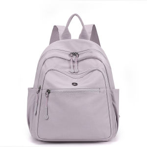 Spring Summer New Womens Travel Backpack Fashion Versatile Leisure Shoulder Bag Casual Travel Bag Ins Womens Bag Nylon Material