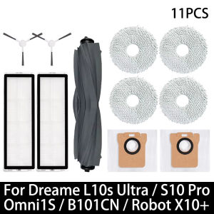For Dreame L10s Ultra / S10 Pro Accessories For Mijia Omni 1S B101CN Robot X10+ Vacuum Main Side Brush Filter Mop Parts