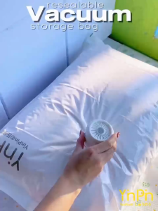 YINPIN Vacuum Storage Bag With Pump /Travel Space Saving Resealable Vacuum Bags /Clothes Compressed Sealer Bag