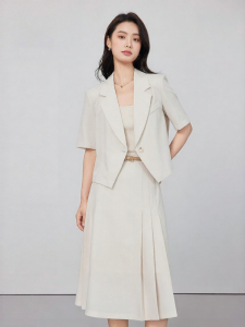 Short Sleeve Lightweight Business Womens Suit