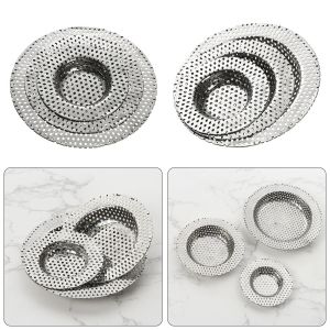 UNMEGONI Stainless Steel Bathroom Hair Clean Up Shower Anti Clog Sink Strainer Mesh Trap Waste Catcher Drain Filter