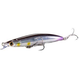 Mồi Cá Dài Đổ Chìm Minnow 3x Móc Máu Fishing Lure