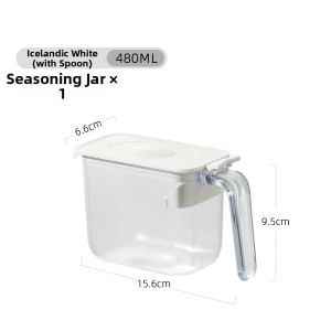Ankou | Sealed Spice Container Anti-moisture Seasoning Jar with Measuring Spoon