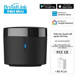 Broadlink | Điều Khiển Từ Xa Thông Minh Broadlink RM4 Mini Hồng Ngoại Đa Năng Tương Thích Với Google Home Alexa Cho Nhà Thông Minh.