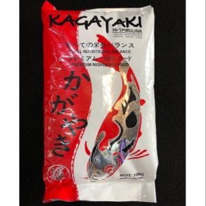 Kagayaki Premium Hi-Spirulina Koi Fish Food Large Floating Pellets 10kg