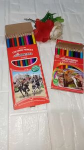 PENSIL WARNA ISI 12 PCS UKURAN PANJANG DAN PENDEK